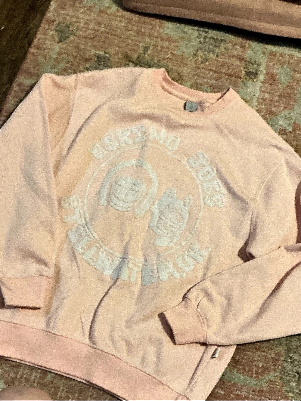 Ragwear Pink Graphic Sweatshirt